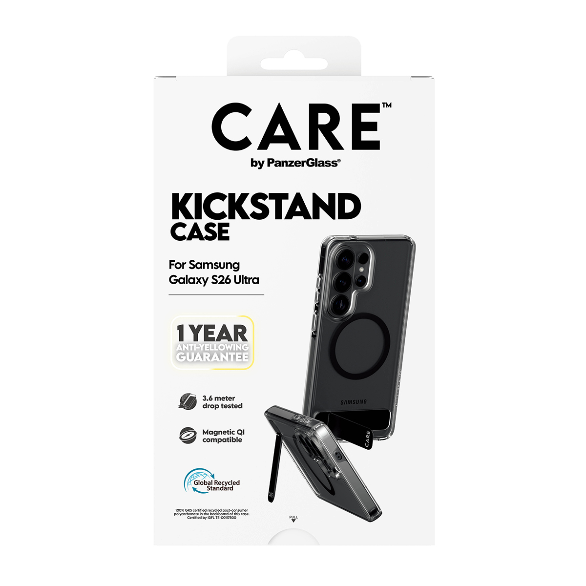 PanzerGlass CARE™ by PanzerGlass® Kickstand Case Transparent w. Qi Samsung Galaxy S26 Ultra – image 3