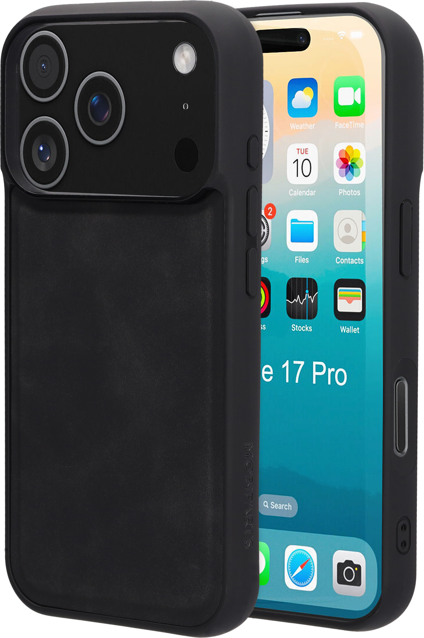 Mobiparts Classic Backcover Apple iPhone 17 Pro Graphite Black (MagSafe Compatible) – image 1