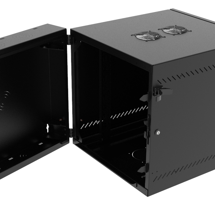 Vertiv VR Rack GL24WMCMS-B-SE-AF-00 rack cabinet 12U Wall mounted rack Black – image 4