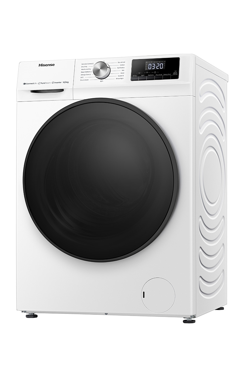 Hisense WDQA1014EVJMW washer dryer Freestanding Front-load White – image 2