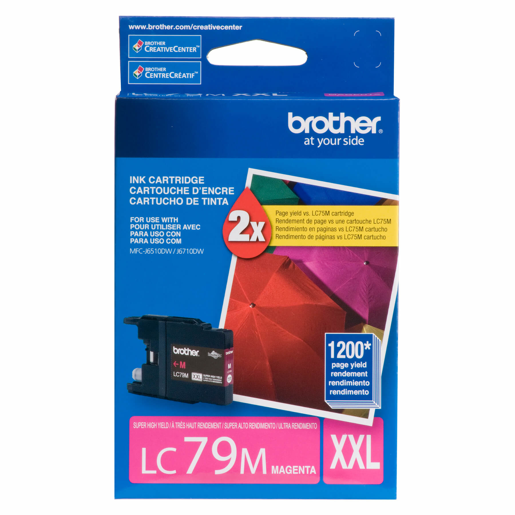 Brother LC-79MS ink cartridge Original Extra (Super) High Yield Magenta