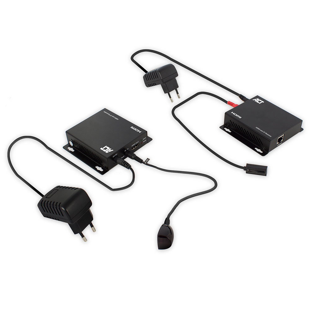 ACT HDMI over IP extender set CATx up to 100 meter – image 2