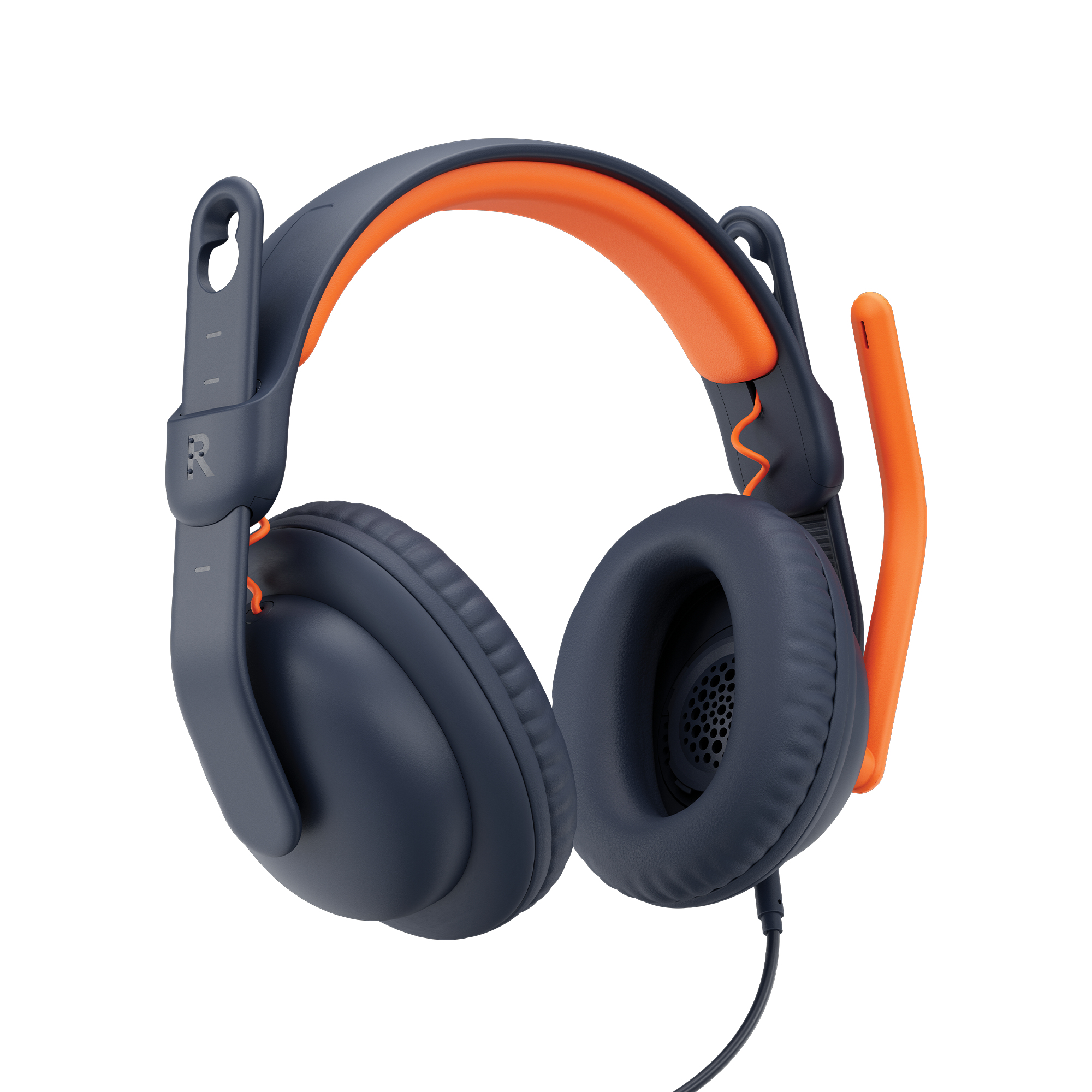 Logitech Zone Learn Kõrvaklapp Juhtmega ühendatud Peavõru Haridus USB tüüp-C Sinine, Oranž