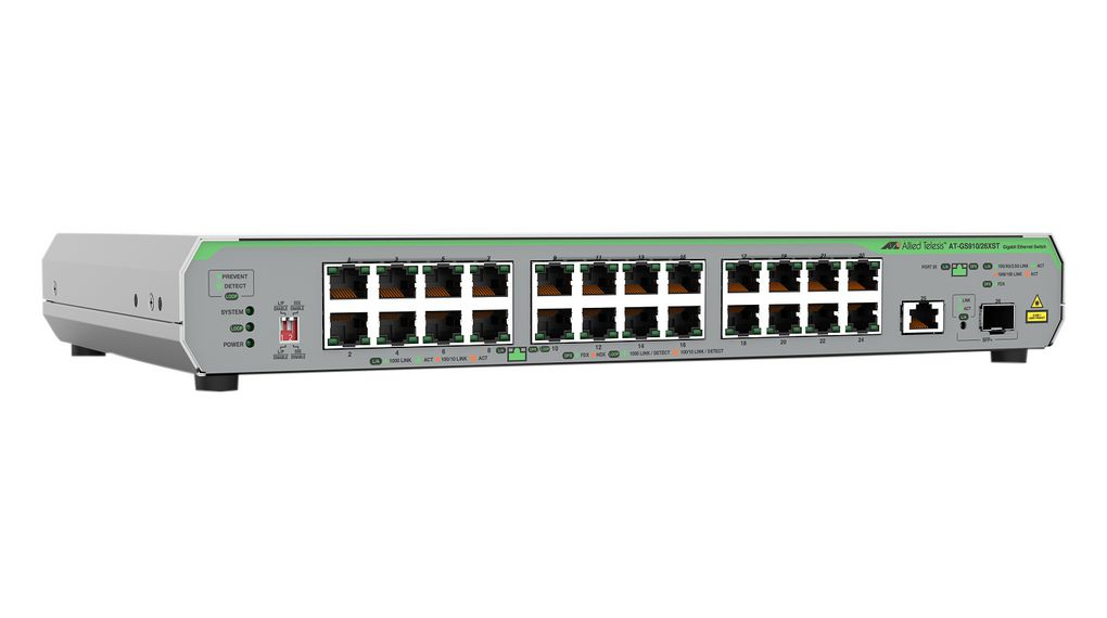 Allied Telesis AT-GS910/26XST-50 commutateur réseau Non-géré 10G Ethernet (100/1000/10000) Gris