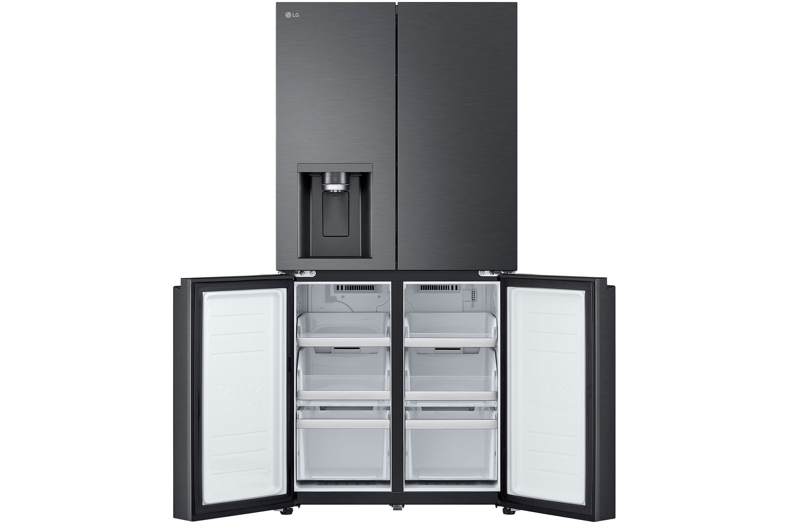 LG GF-LN500MBL side-by-side refrigerator Freestanding – image 5