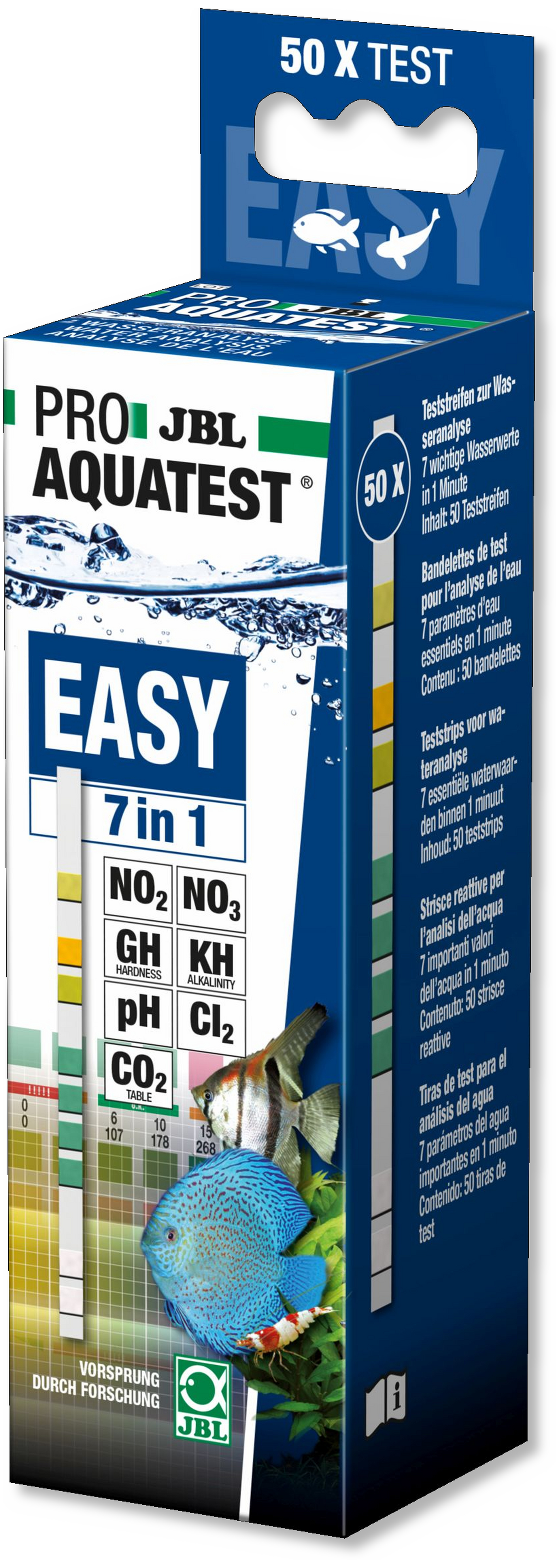 JBL ProAquaTest Easy 7in1 شرائط اختبار المياه