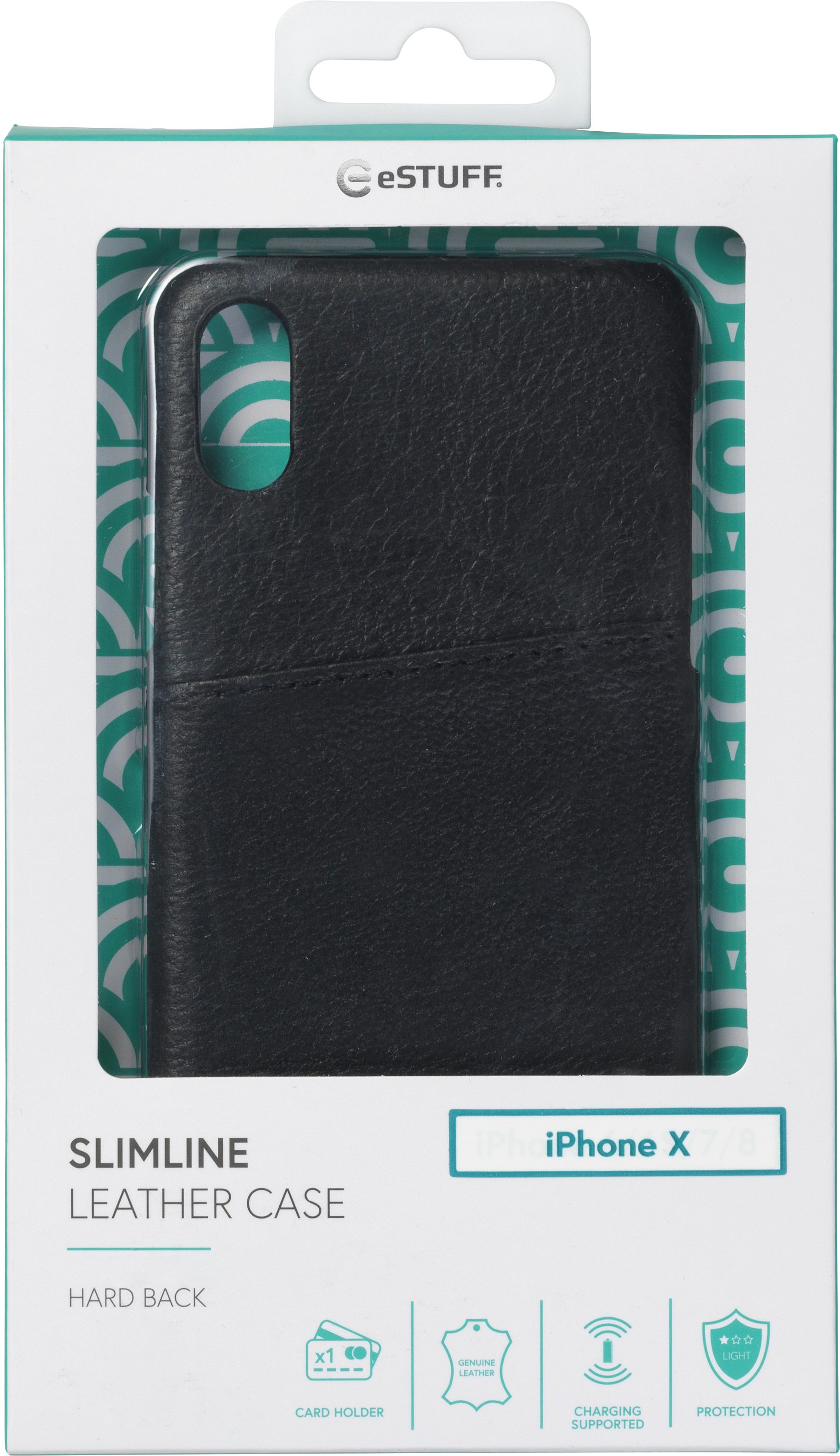 eSTUFF Iphone X Leather case – image 2