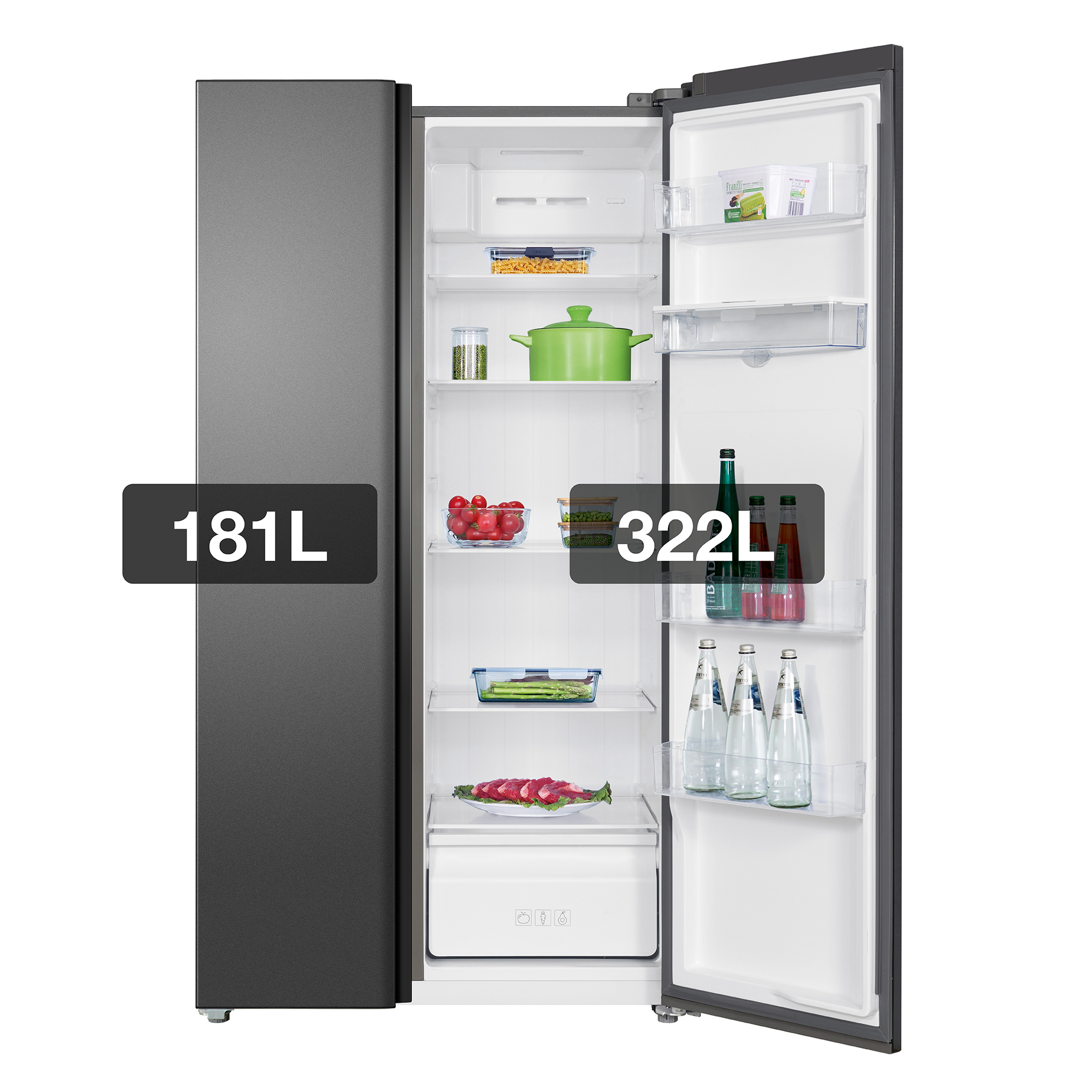 TCL RP503SSF0UK side-by-side refrigerator Freestanding – image 7