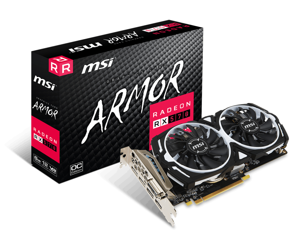 MSI ARMOR 912-V341-236 graphics card AMD Radeon RX 570
