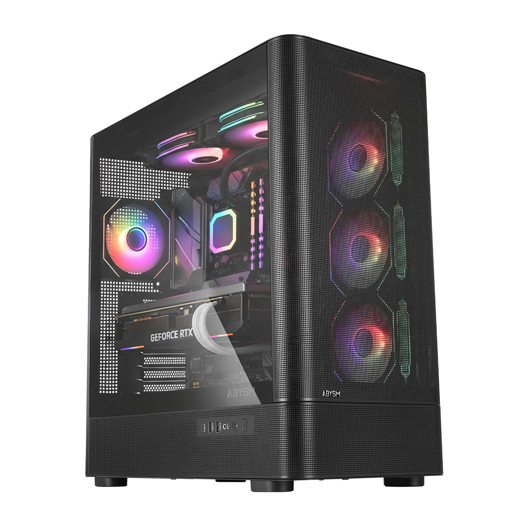 ABYSM Caja ATX Danube Sava H500 II Air Black