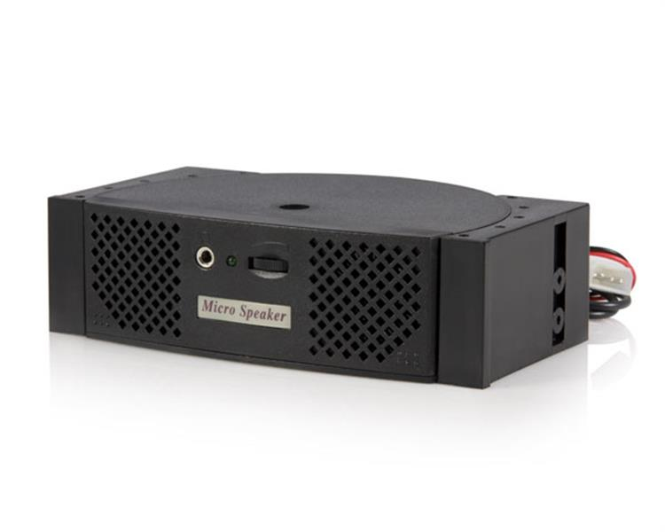 StarTech.com 5.25in Black Internal Front Bay PC Speakers – image 1