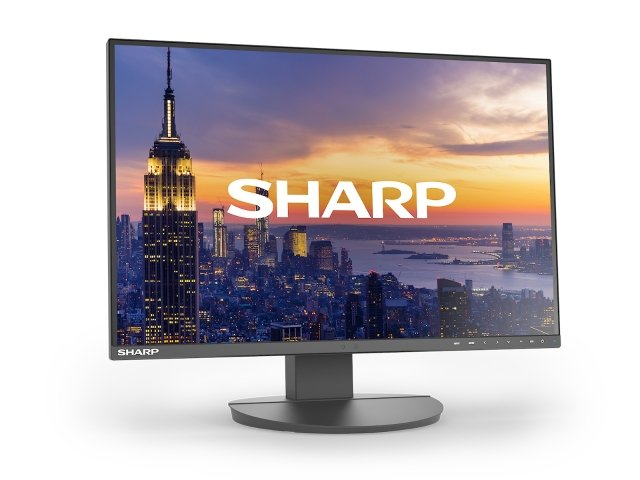 Sharp DD-EA242W computer monitor 61 cm (24″) 1920 x 1080 pixels Full HD LCD Black image 2