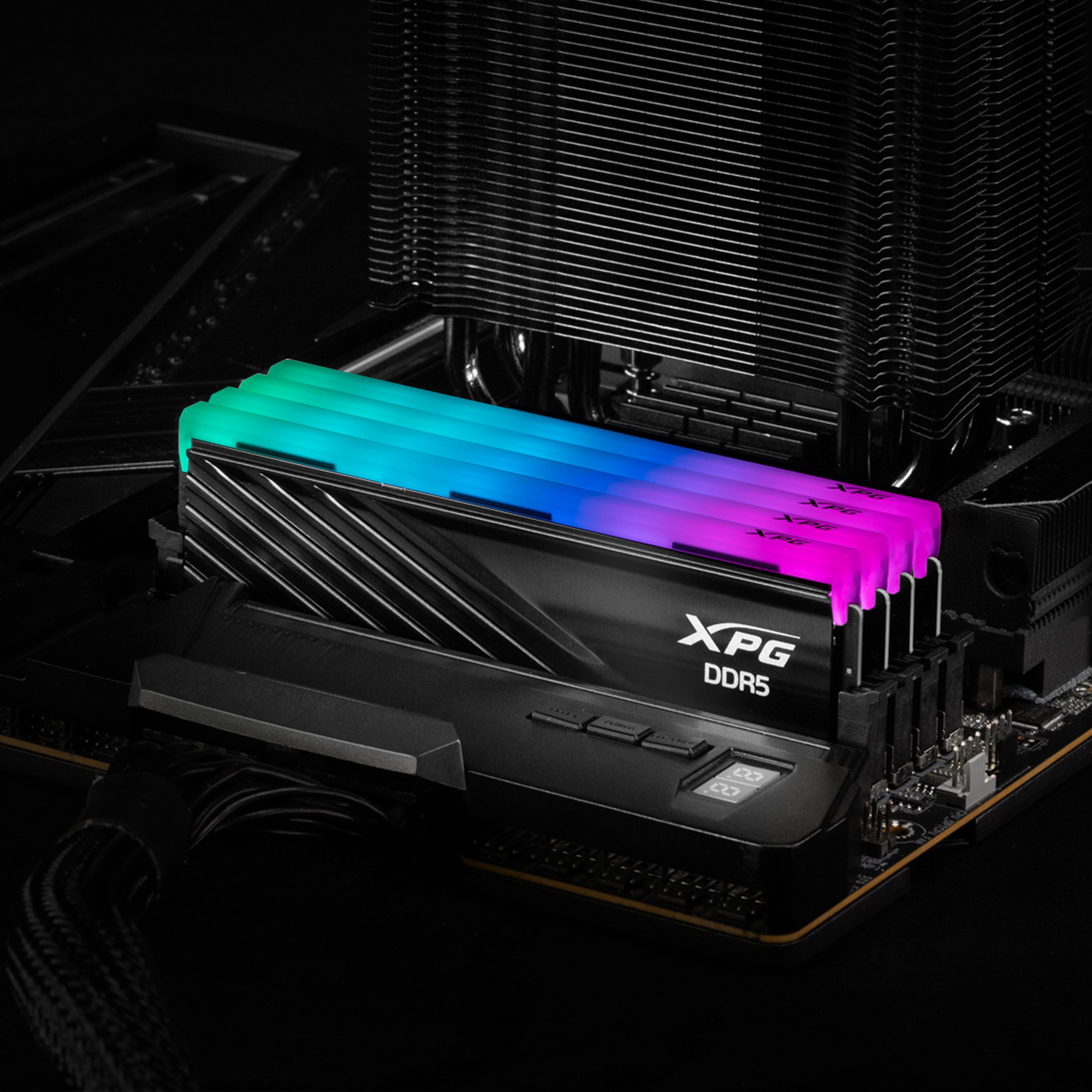 Memoria RAM ADATA XPG LANCER BLADE RGB - DDR5 - 16GB - 6000MHz - UDIMM - Para PC - AX5U6000C4816G-SLABRBK Memoria RAM ADATA XPG LANCER BLADE RGB - DDR5 - 16GB - 6000MHz - UDIMM - Para PC - AX5U6000C4816G-SLABRBK