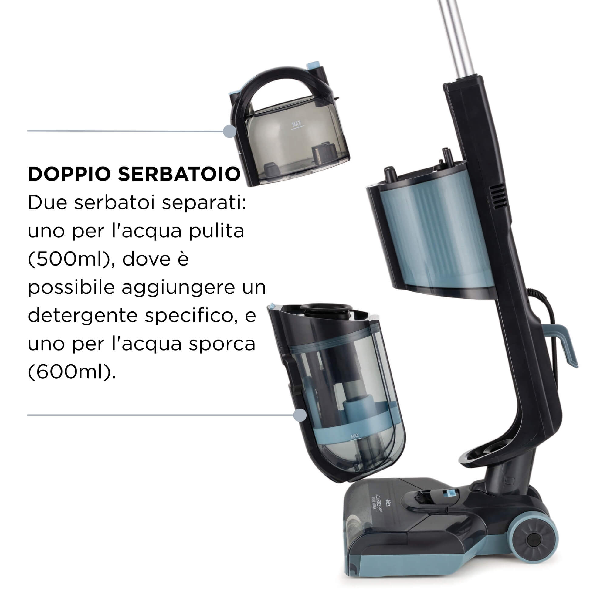 Ariete 00P248700AR0 stick vacuum/electric broom Upright vacuum AC Dry Bagless – image 5