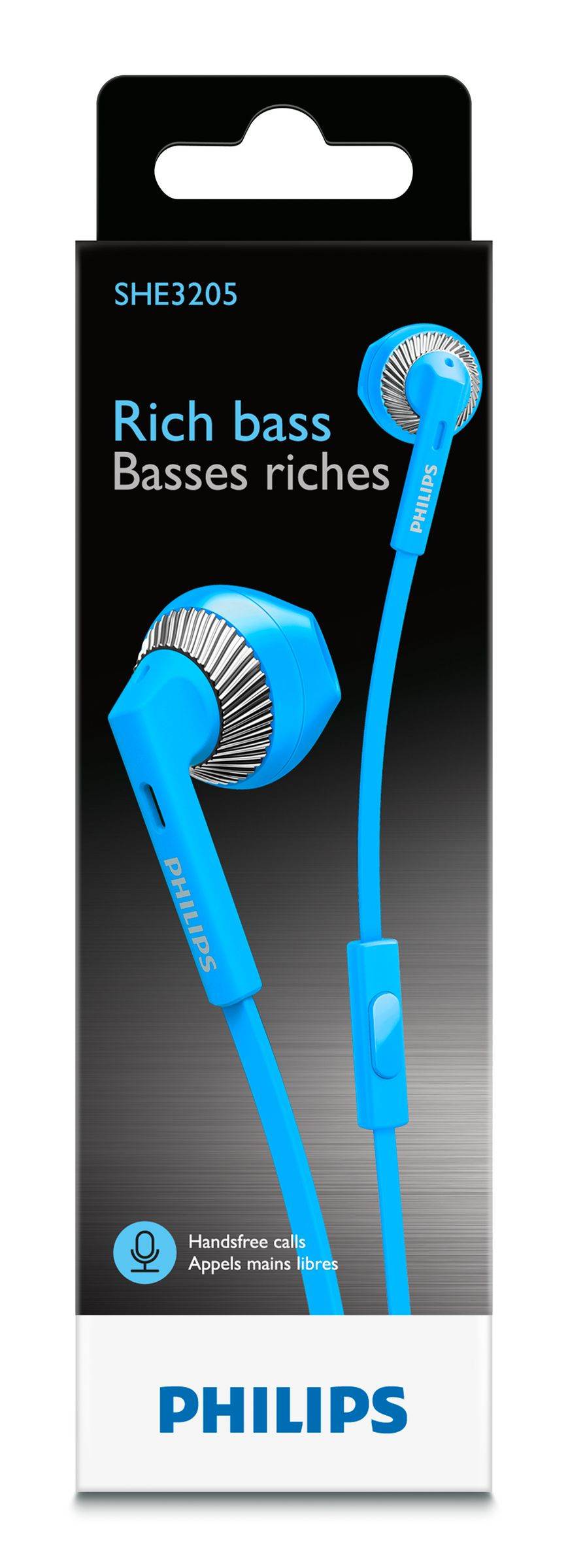 Philips In-Ear Headphones SHE3205BL/27 – image 2