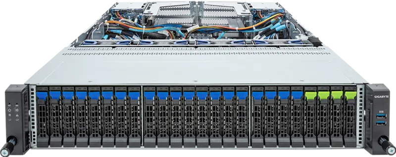 GIGABYTE R283-Z96-AAE2 LGA 6096 Rack (2U) Black, Steel – image 2