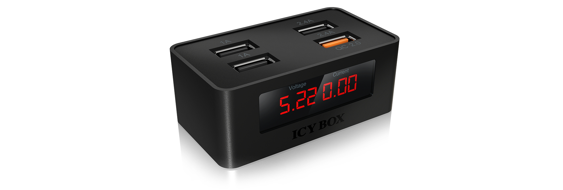 ICY BOX IB-CH403 Universal Black DC Indoor – image 2