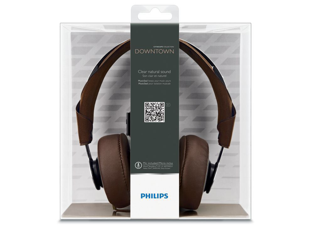 Philips SHL5605BK/98 headphones/headset Wired Head-band Brown – image 2