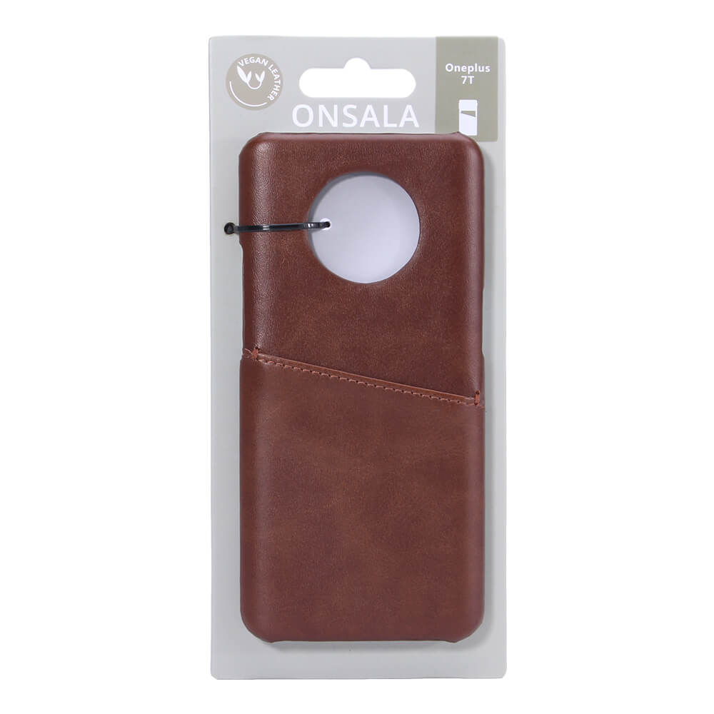 Onsala Mobilecover Brown Oneplus 7T Creditcard Pocket – image 2