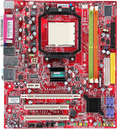 MSI K9AGM2-L Socket AM2 micro ATX