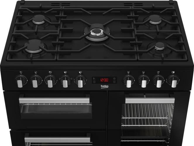 Beko PS235315DB cooker Freestanding cooker Electric Gas Black – image 6