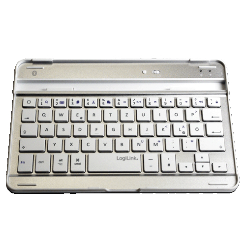 LogiLink ID0112 mobile device keyboard Bluetooth Silver