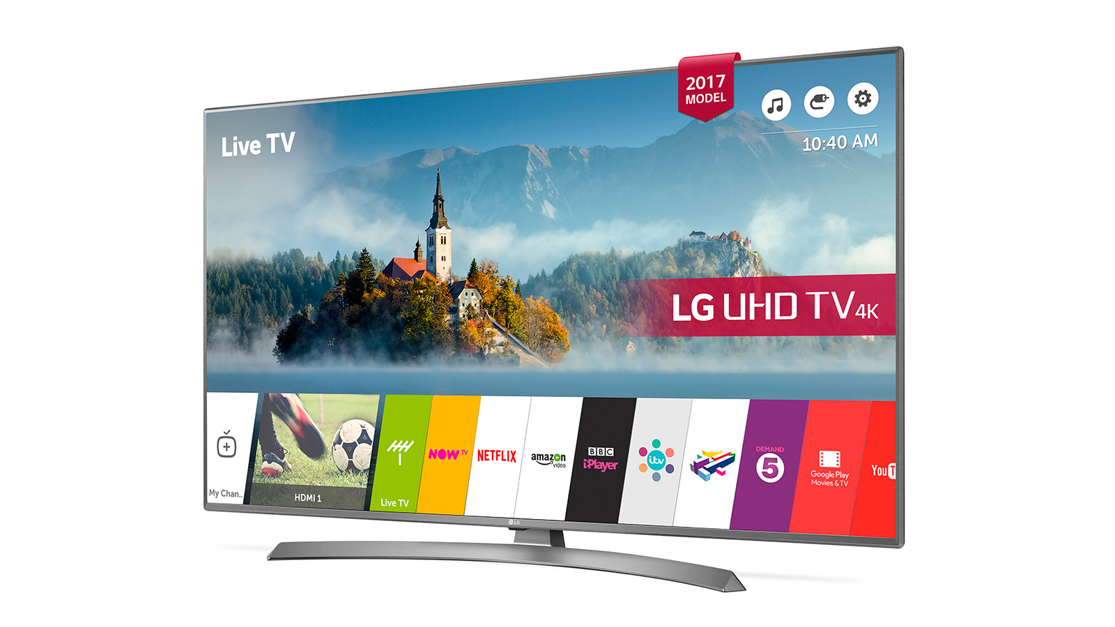 LG 65UJ670V TV 165.1 cm (65") 4K Ultra HD Smart TV Wi-Fi Black, Silver – image 2