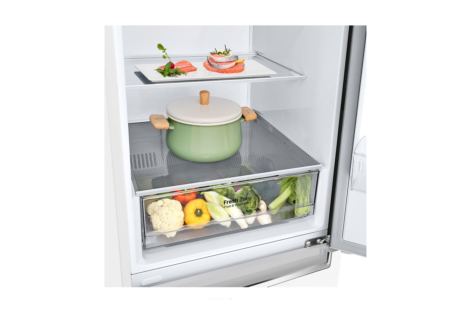 LG GBP61SWPFN fridge-freezer Freestanding – image 5