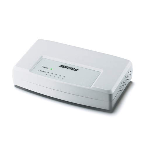 Buffalo LSW3-TX-5EP/W network switch White