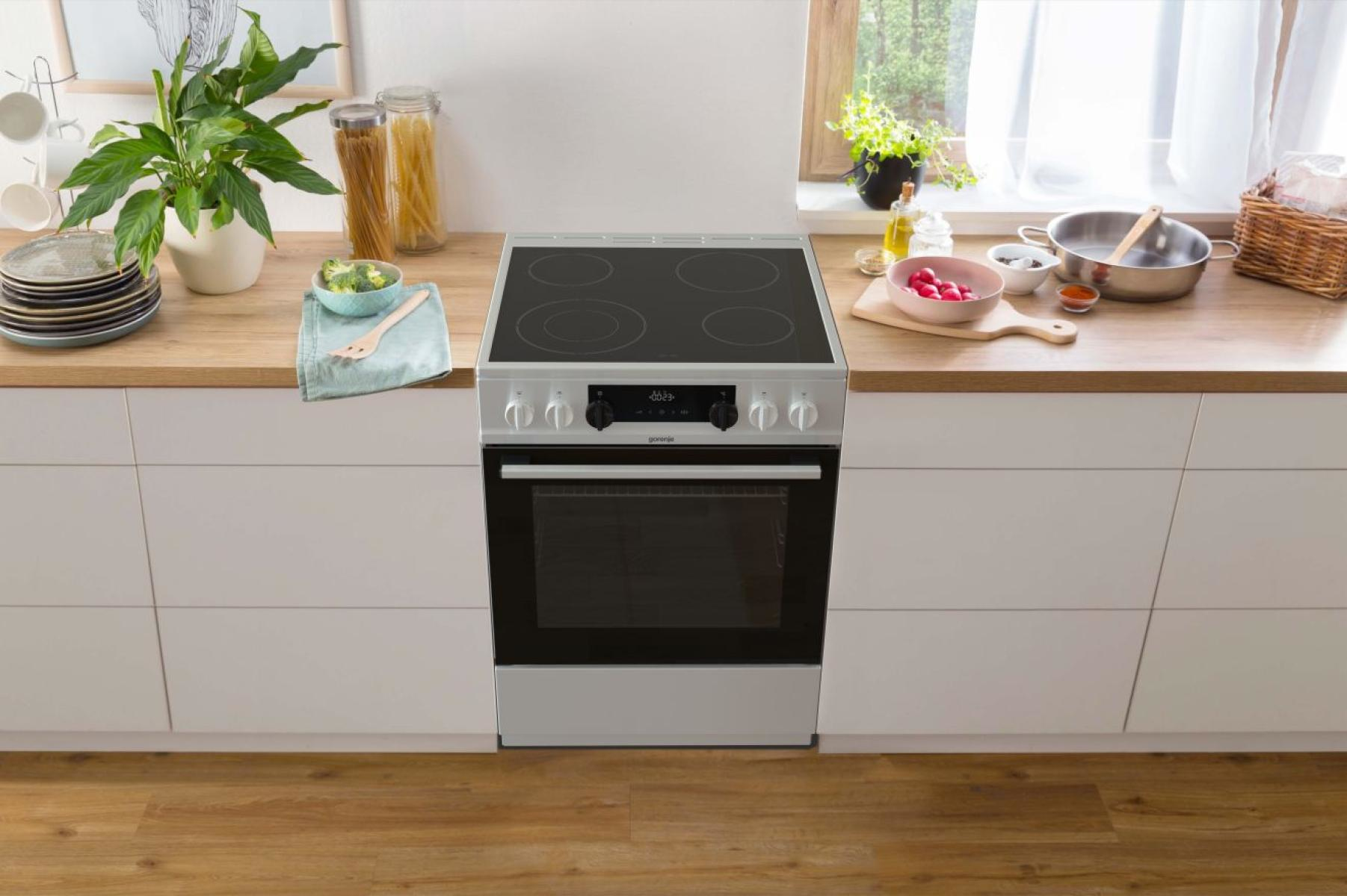 Gorenje ECS6350XC Freestanding cooker Electric Zone induction hob Stainless steel – image 8