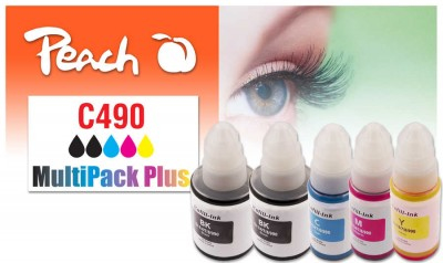 Peach 321337 ink cartridge 5 pc(s) Compatible Black, Cyan, Magenta, Yellow