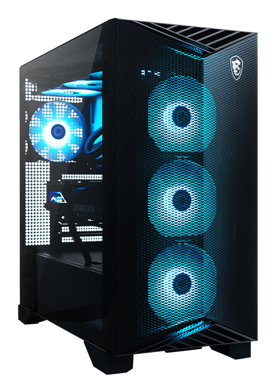 MSI Aegis ZS2 C9NVV-1276US AMD Ryzen™ 7 9800X3D 64 GB DDR5-SDRAM 2 TB SSD NVIDIA GeForce RTX 5080 Windows 11 Home Desktop PC Black image 2