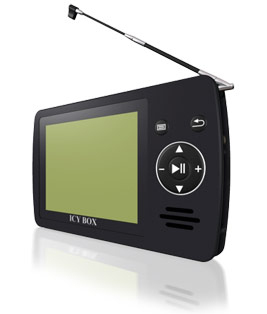 ICY BOX IB-MP101 Portable TV Black – image 1