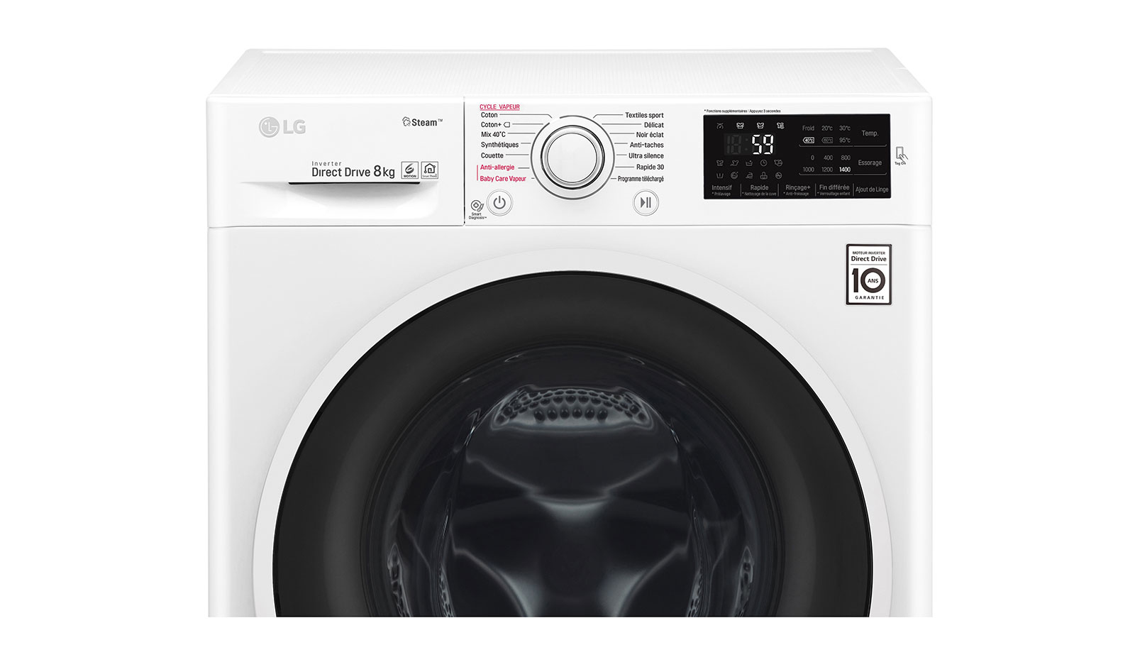 LG F84J60WHS washing machine Front-load – image 9