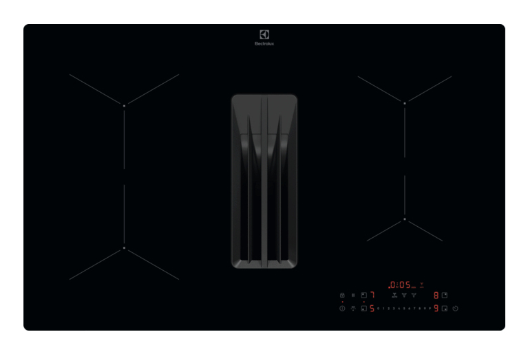 Electrolux KCC81410CK Black Built-in