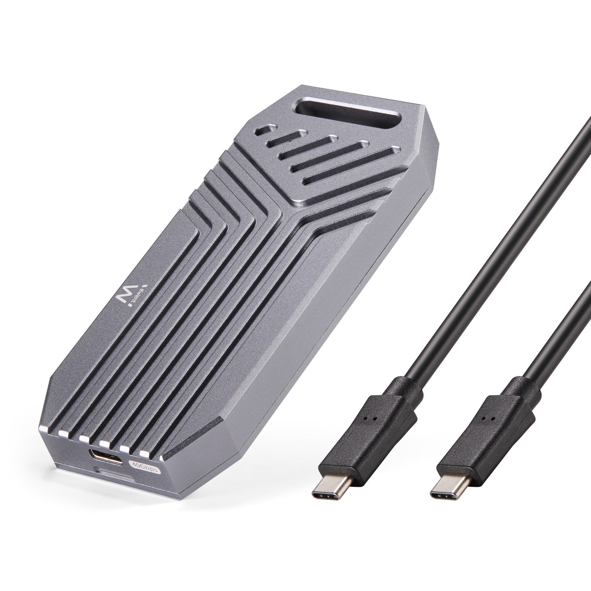 Ewent EW7062 caja para disco duro externo Caja externa para unidad de estado sólido (SSD) Gris Oscuro