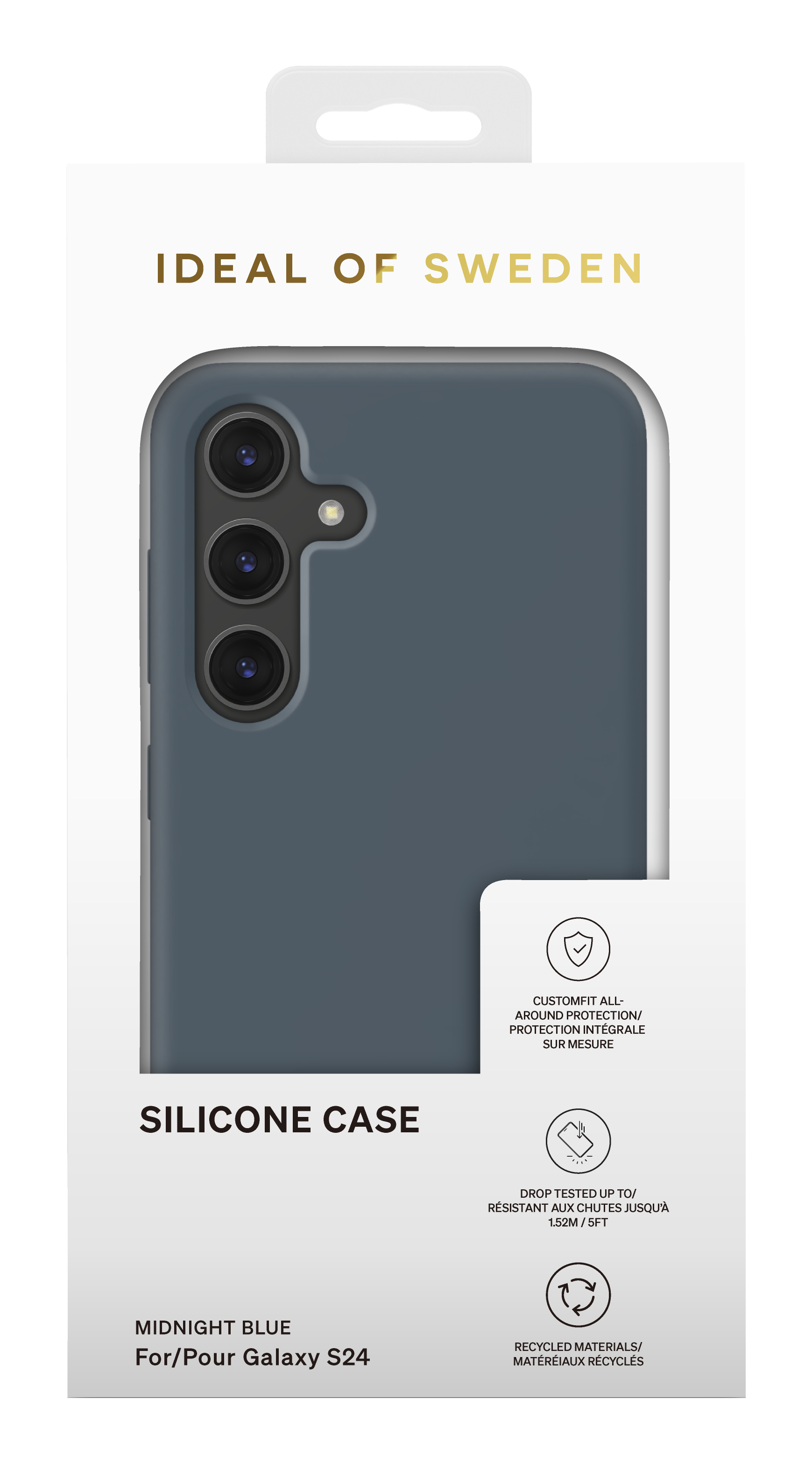 iDeal of Sweden Silicone Case Galaxy S24 / S25 Midnight Blue – image 4