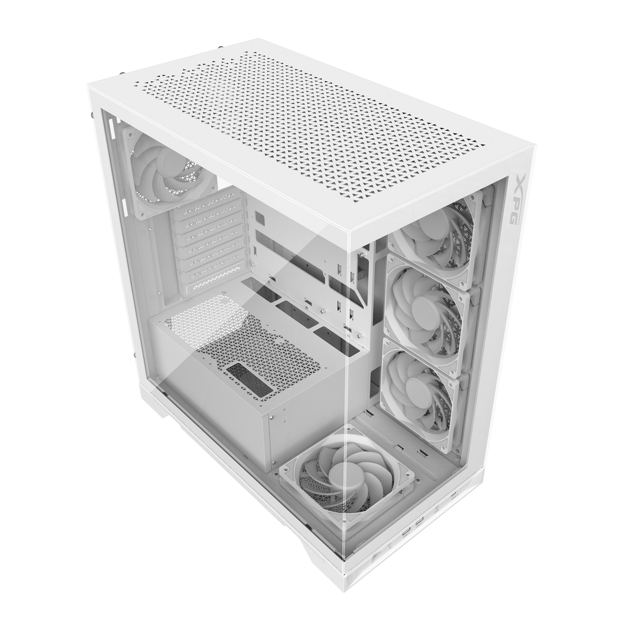Gabinete Gamer ADATA XPG INVADER X - Media Torre - ATX/Micro ATX/Mini ITX - Panel Lateral - Blanco - INVADERXMT-WHCWW Gabinete Gamer ADATA XPG INVADER X - Media Torre - ATX/Micro ATX/Mini ITX - Panel Lateral - Blanco - INVADERXMT-WHCWW