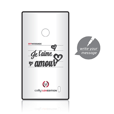Celly CLOVE321BK mobile phone case Cover Black, White – image 3