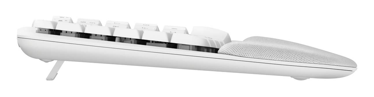 Teclado Logitech Wave Keys - Inalambrico - USB - Blanco - 920-012279