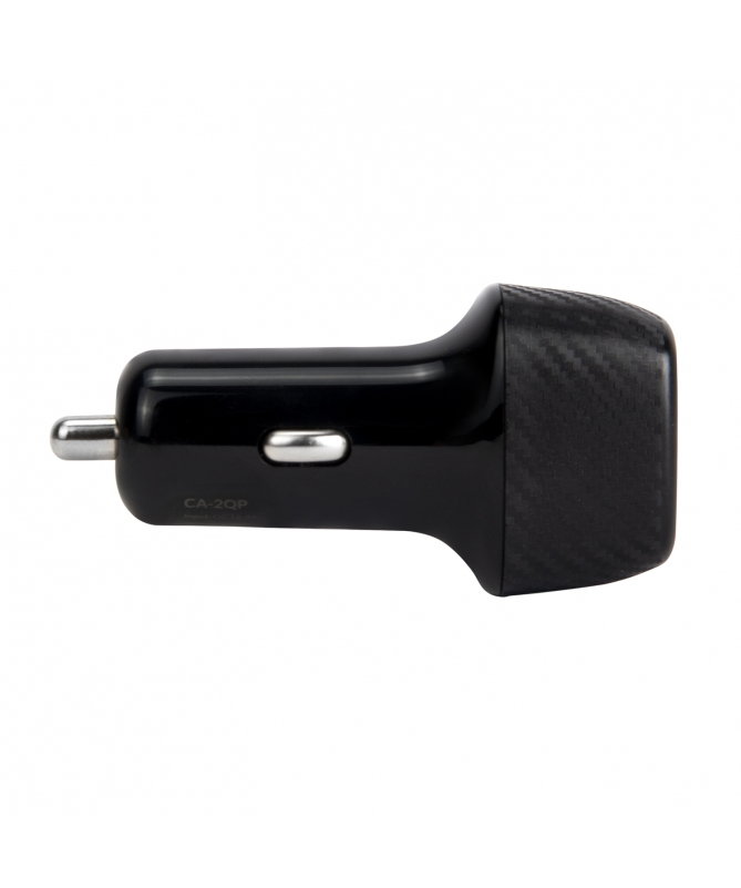Vultech CA-2QP mobile device charger Headphones, Mobile phone, Smartphone, Tablet Black Cigar lighter Fast charging Auto – image 2