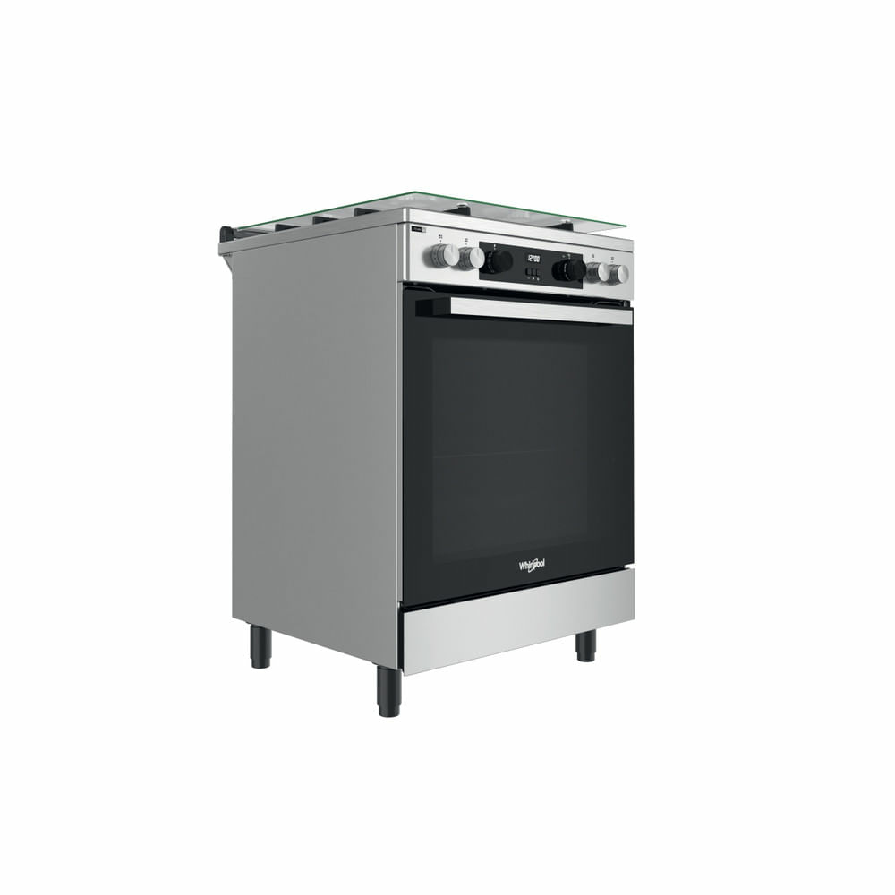 Whirlpool WS67G8CHXT/E Freestanding cooker Electric Gas Black, Stainless steel – image 3