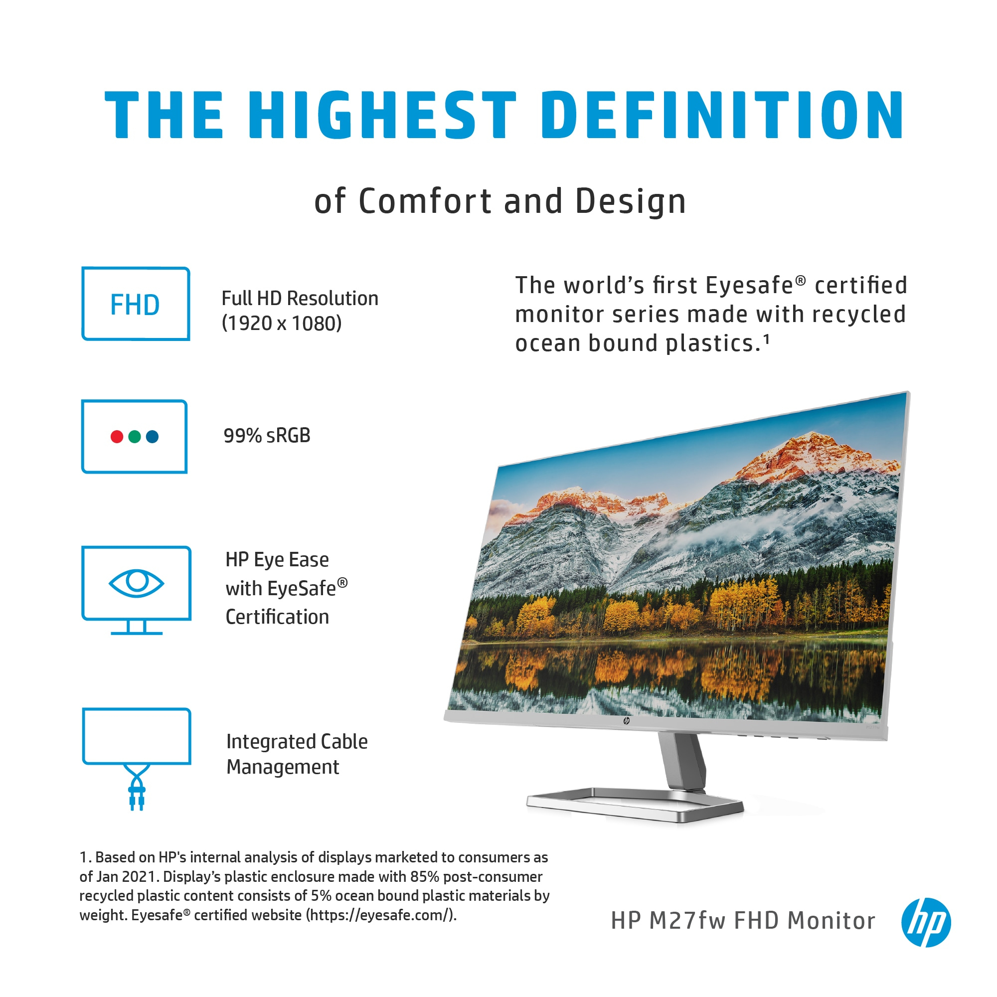HP M27fw computer monitor – image 9