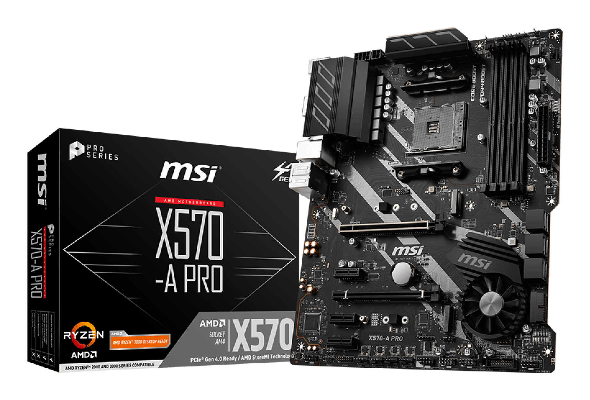MSI X570-A PRO motherboard AMD X570 Socket AM4 ATX