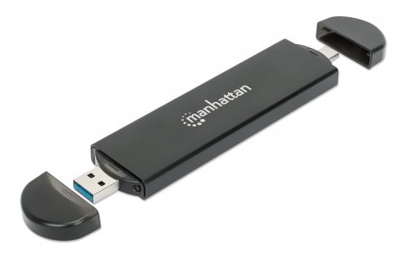 Manhattan Gabinete USB a SDD M.2 NVMe y SATA imagen 2
