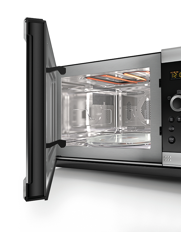 Hotpoint MWH2824X microwave Black, Stainless steel Countertop – image 7