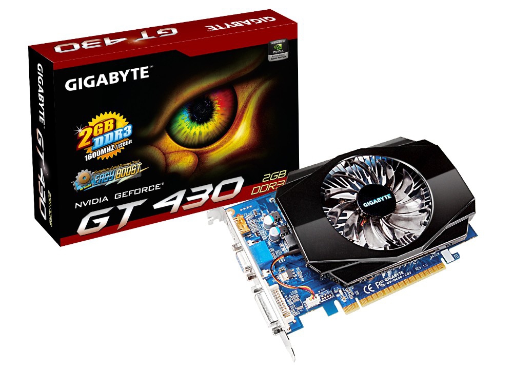 GIGABYTE GV-N430-2GI graphics card NVIDIA GeForce GT 430 – image 1