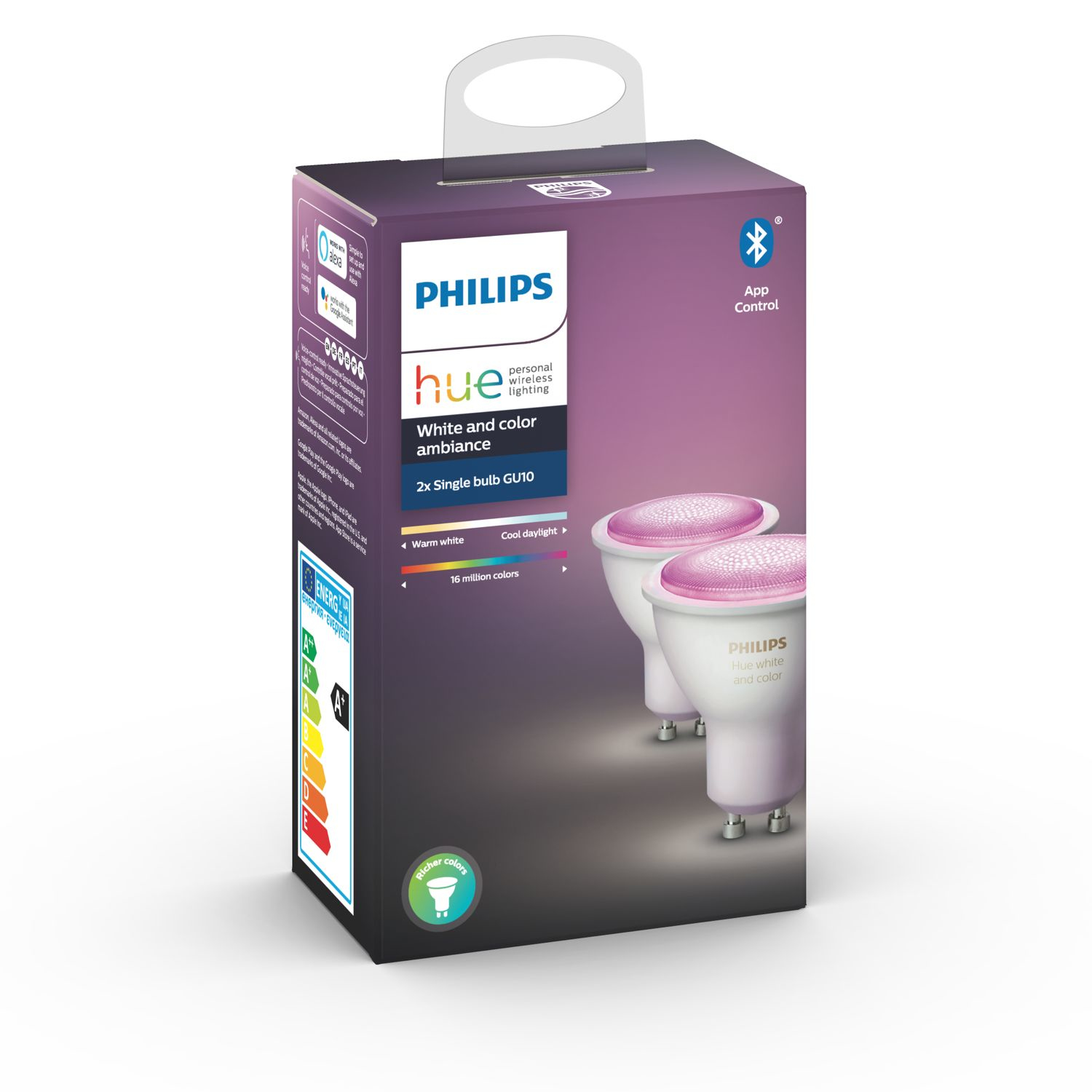 Philips by Signify Philips Hue White and colour ambience 2-pack GU10 – image 6