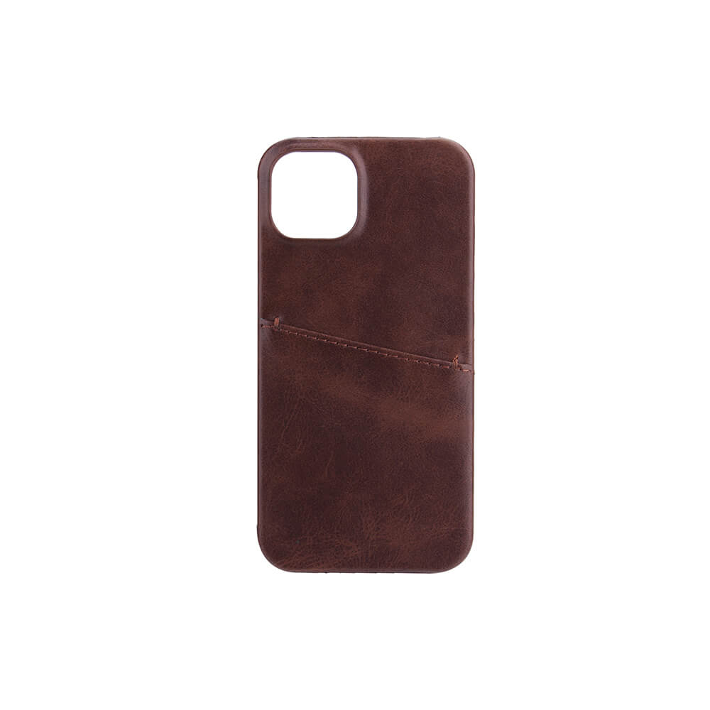 Onsala Mobile Cover Brown with Cardpocket iPhone 13 – image 1