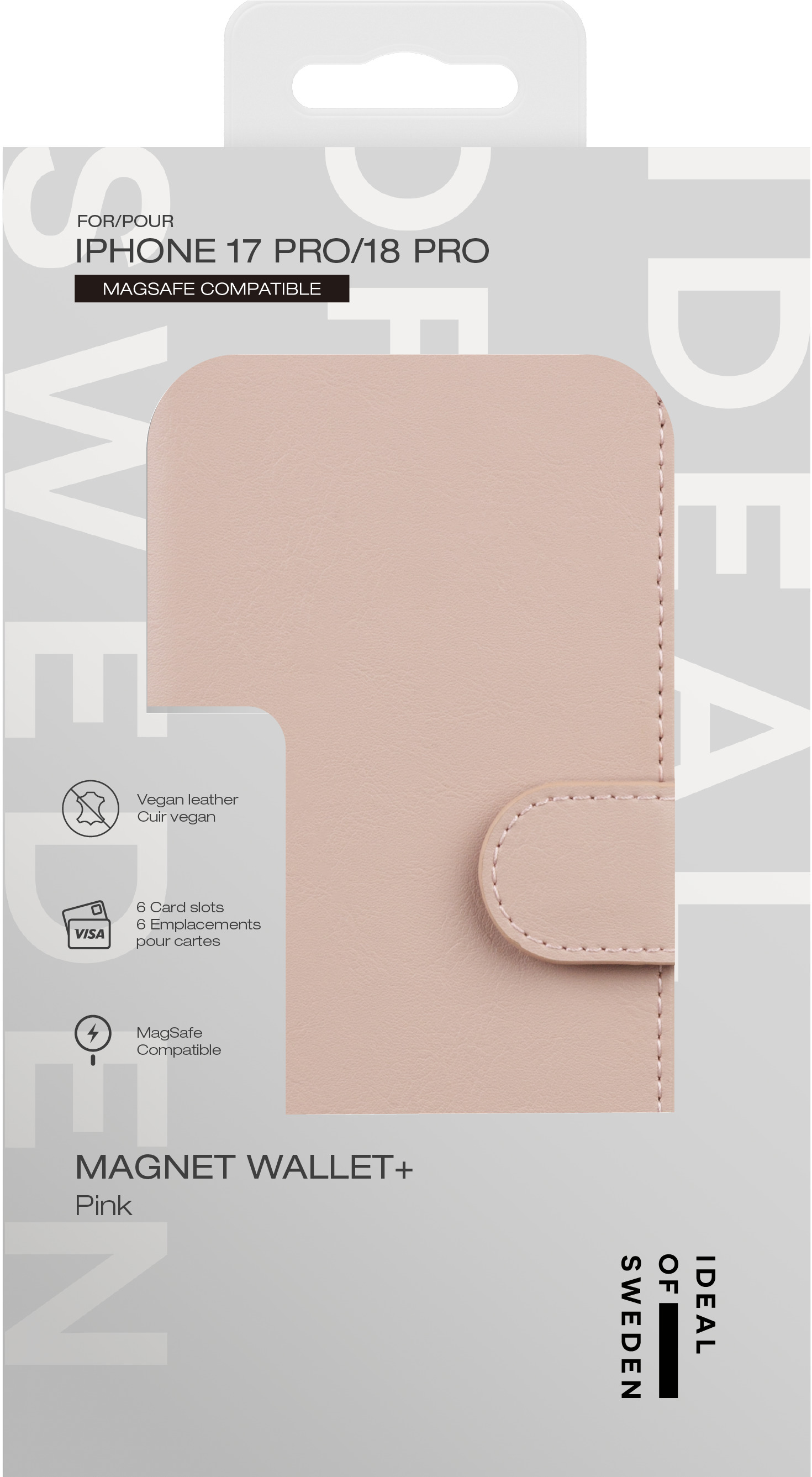 iDeal of Sweden Magnet Wallet+ MagSafe iPhone 17 Pro / 18 Pro Pink – image 5